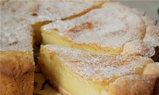 Pastel de calabaza y requesón