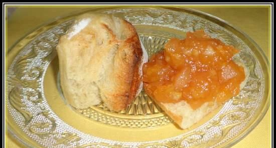 Apple jam with oranges