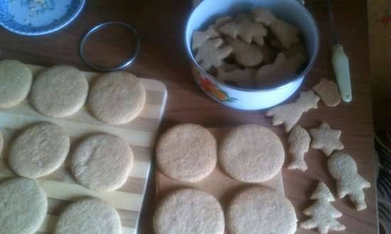 Biscotti magri di farina d'avena