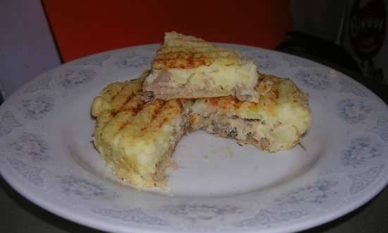 Steba Potato Casserole with Grilled Meat