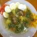 Green sopas na repolyo na may spinach sa isang multicooker Bork U700