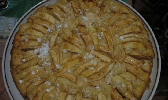 Appeltaart Torta di melle a raggi