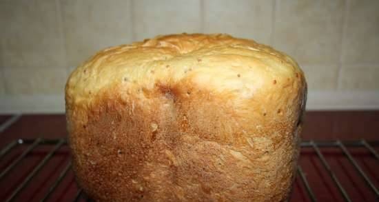 Wheat Corn Bread with French Mustard