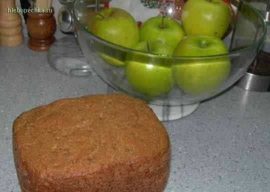 Wheat-rye bread with bran and kefir sourdough.