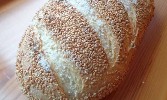 Bread Semolina and sesame