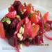 Beetroot salad with tangerines