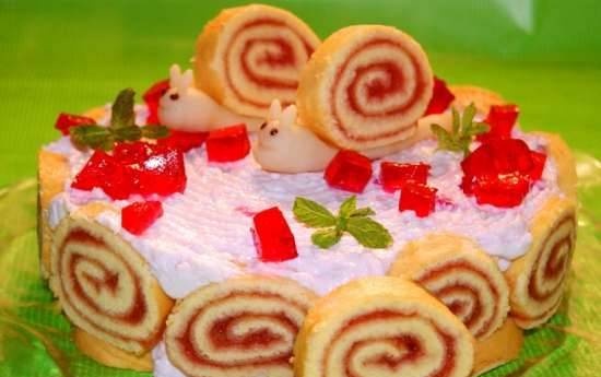 Maligayang Snails Cake