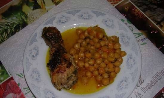 Garbanzos con pollo y verduras (Steba DD1 ECO)