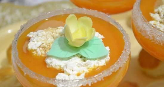 Fruit mousse "Orange Sun" in the Profi Cook Multi-blender