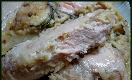 Pechuga de pavo con manzanas (Sous-Vid en Steba DD1 Multicooker)