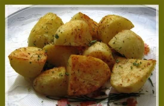 Baked potatoes in a multicooker Brand 701