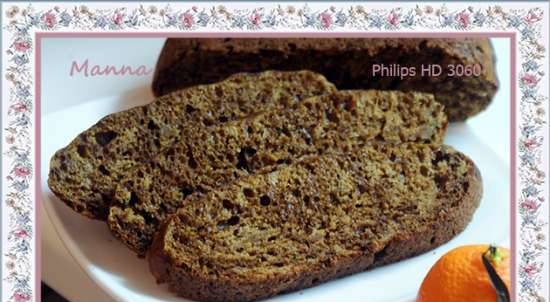 Torta al mandarino al cioccolato (magra) nel multicooker Philips HD3060