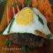 Beefsteak with egg in a sandwich maker (Steba)