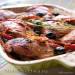 Pollo con tomates y aceitunas