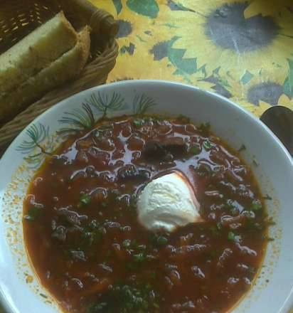 Mushroom borsch