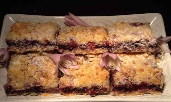 Berry squares (mirtillo-lampone)