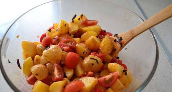 Aardappelen in Italiaanse dressing