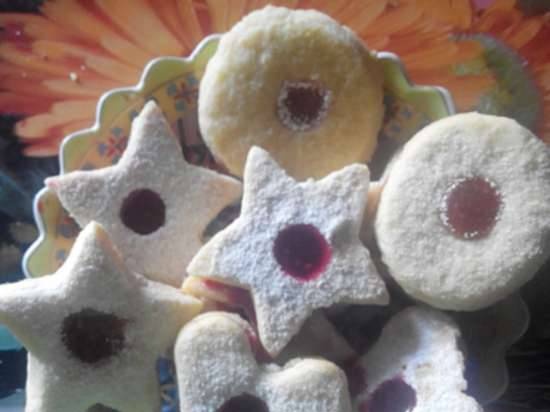 Galletas dobles con mermelada austriaca