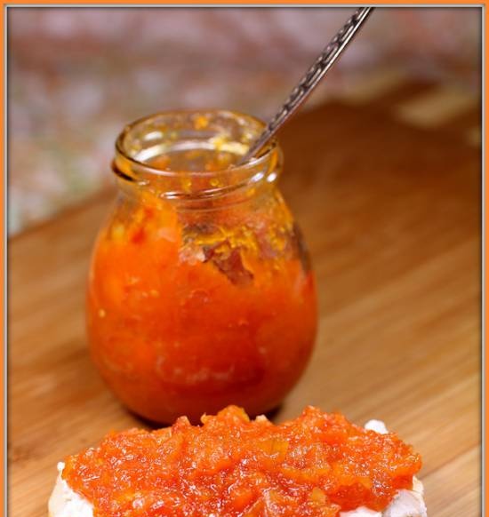 Salsa de calabaza y tomate