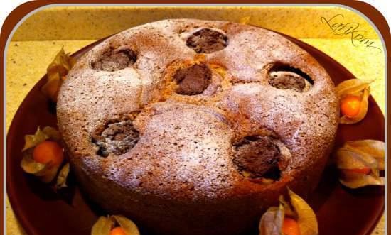 Torta di mele al cioccolato