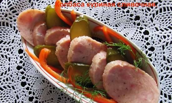 Creamy chicken sausage