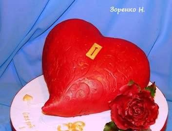 Cake Heart 3D (майсторски клас)