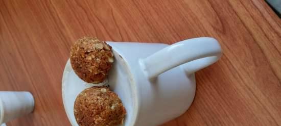 Biscotti di farina d'avena con fiocchi di cocco