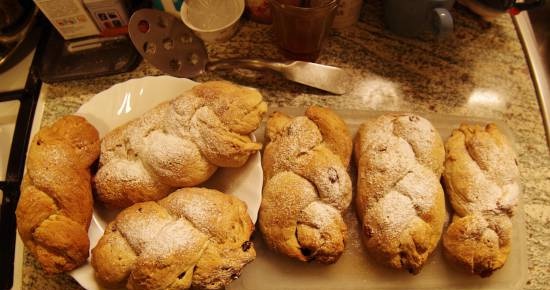 Pastel de cuajada navideña checa (tvarohova vanocka)