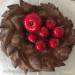 Festive bread wreath