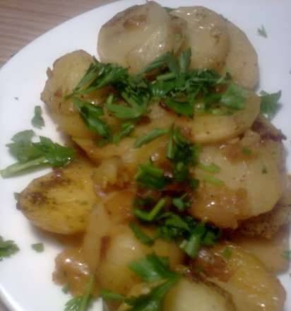 Pfalz aardappelen in wijn (Pfalz Kartoffeln in Wein)