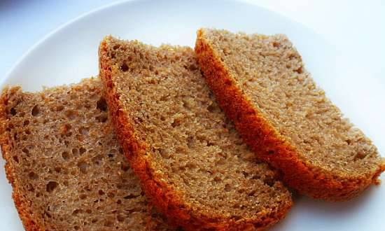 Pane alla crema di grano e segale multicereali con salamoia di cetrioli (macchina per il pane marca 3801)