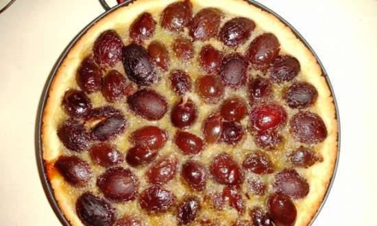 Plum tart with cream (Princess 115000 pizza maker)