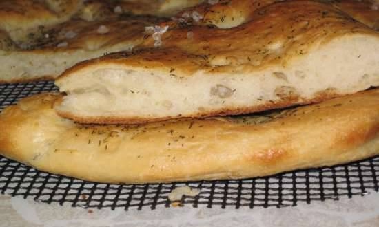 Potato focaccia (pizza maker Princess 115000)