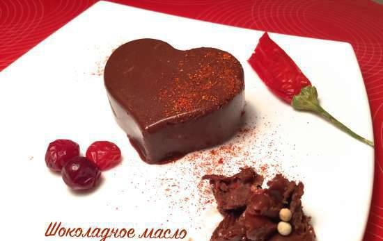 Burro al cioccolato con peperoncino e burro al peperoncino di Schokoladen