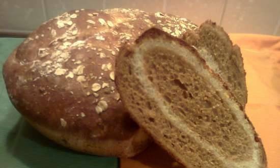 Pane con riccioli di lenticchie