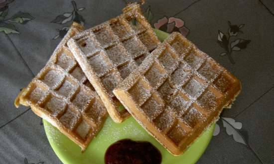 Zuurdesem knapperige wafels Charm