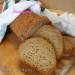 Family bread with mineral water on old dough