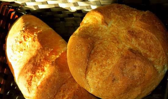 Pan con avena y masa vieja