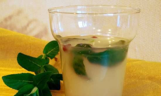 Basil-mint kvass