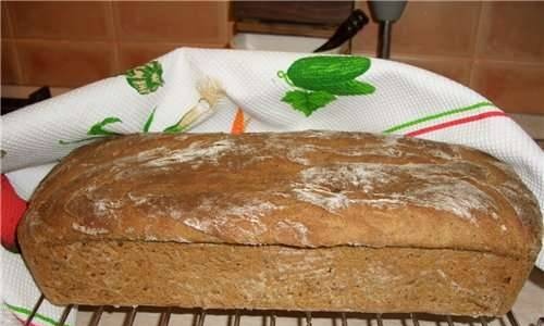 Bread wheat-buckwheat molded on buckwheat sourdough from Admin.