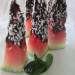 Watermelon in chocolate Mont Blanc