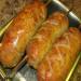 Homemade marinated meat sausage