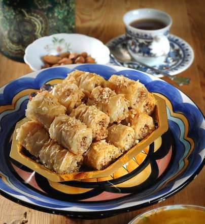 Baklava con pasta filata