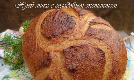 Pane misto con estratto di malto