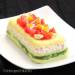 Potato, avocado and crab terrine