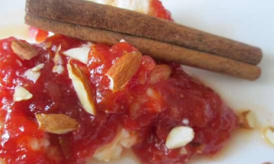 Desert de tomate confiture