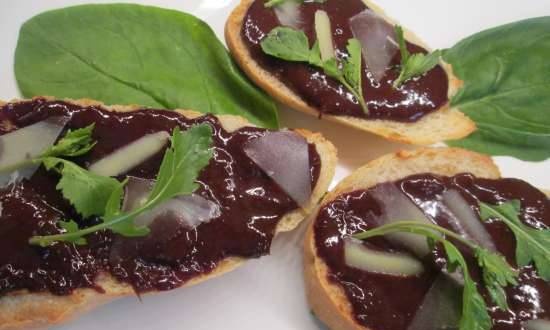 Bruschetta tutta al cioccolato