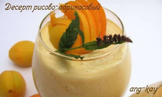 Rice-apricot dessert