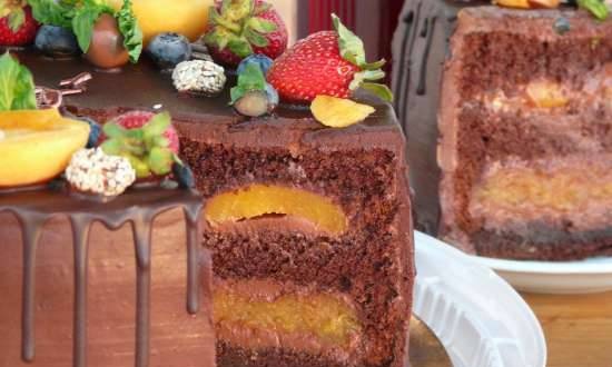 Cake Chocolate-apricot yummy