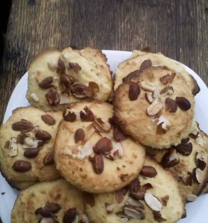 Cottage Cheese Cookies na may Corn Flour Umaga